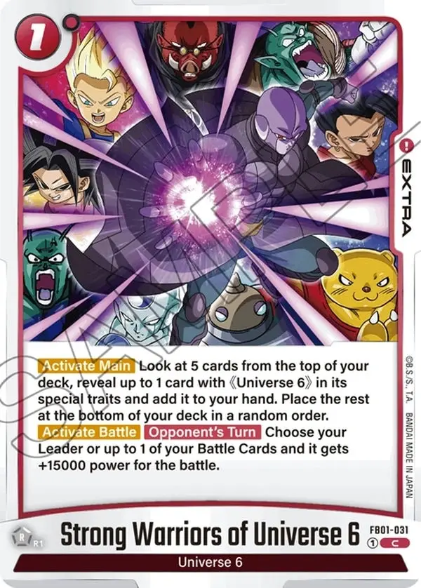 Stron Warriors of Universe 6 FB01-031