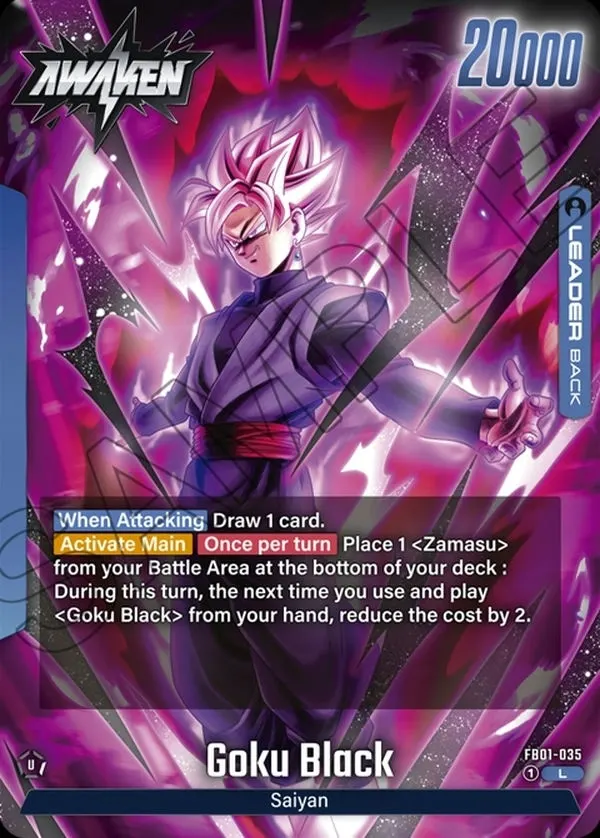 Goku Black Lider FB01-035
