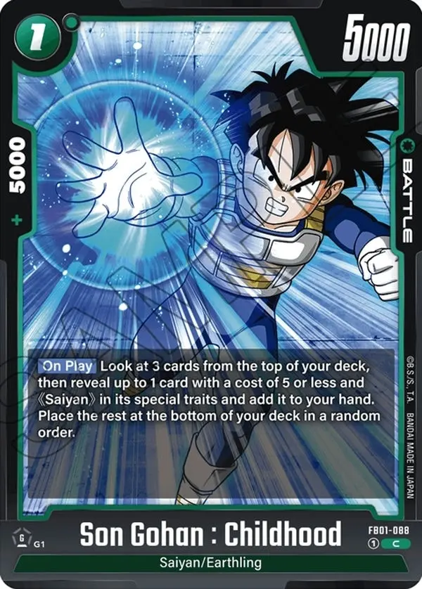 Son Gohan : Childhood FB01-088