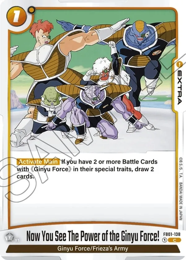 Now You See The Power of th Ginyu Force! FB01-138