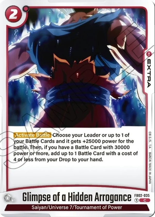 Glimpse of a Hidden Arrogance FB02-035