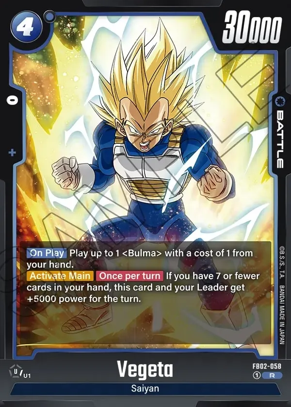Vegeta FB02-058