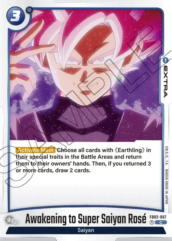 Awakening to Super Saiyan Rosé FB02-067
