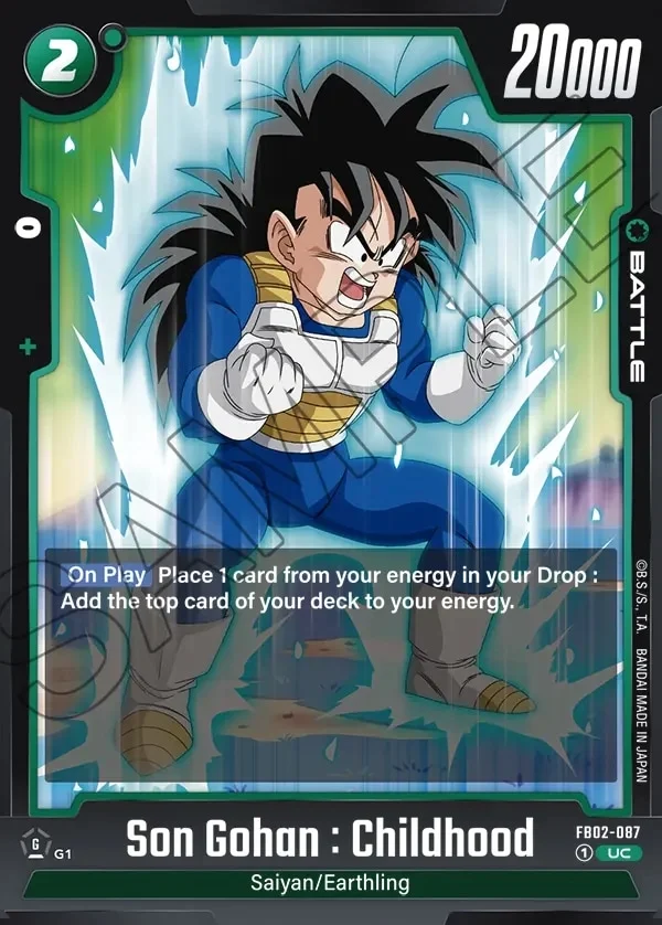 Son Gohan : Childhood FB02-087