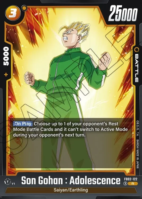 Son Gohan : Adolescence FB02-122