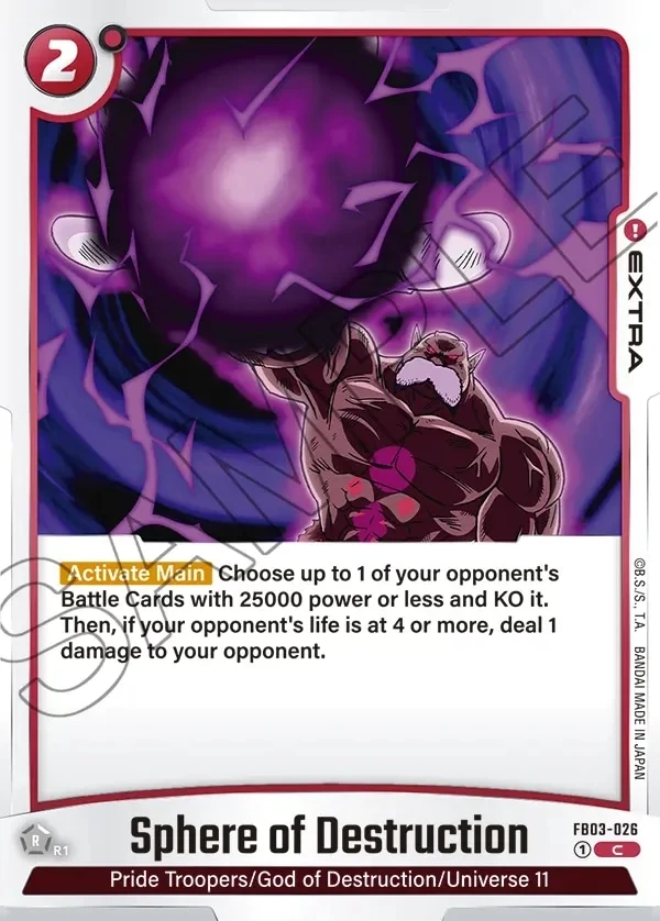 Sphere of Destruction FB03-026