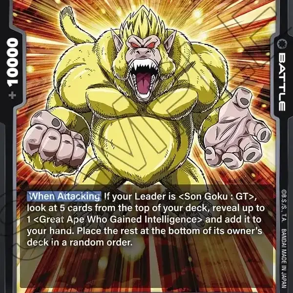 Golden Great Ape Son Goku FB03-106