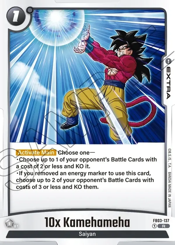 10x Kamehameha FB03-137