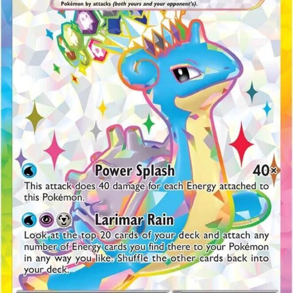Lapras ex - 158/142 - Full Art Secret Rare