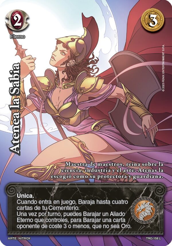 Atenea la Sabía LEGENDARIO