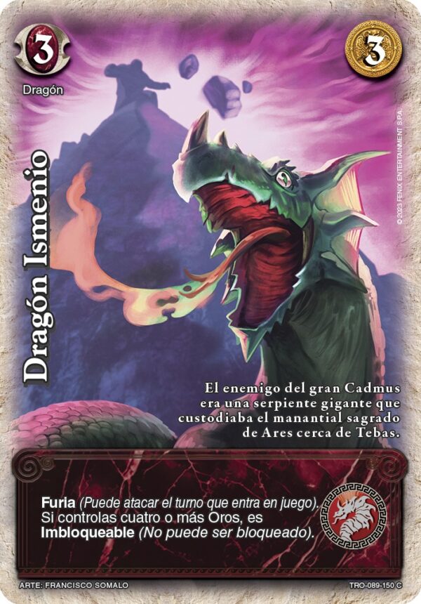 Dragón Ismenio FOIL