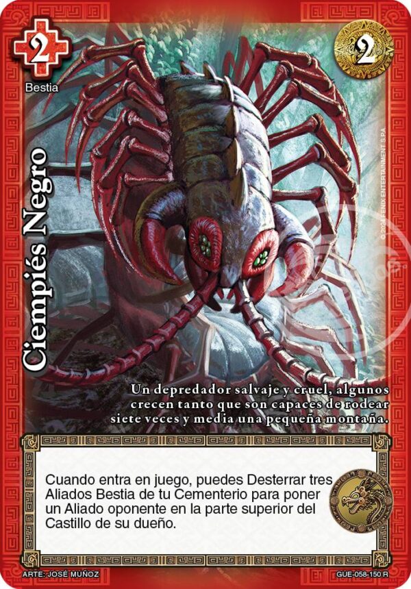 Ciempiés Negro