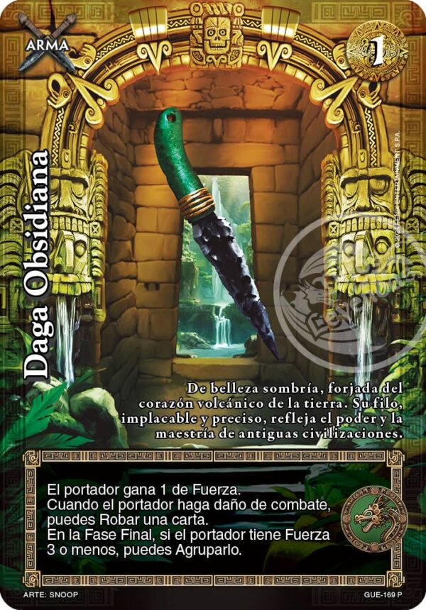 Daga de Obsidiana
