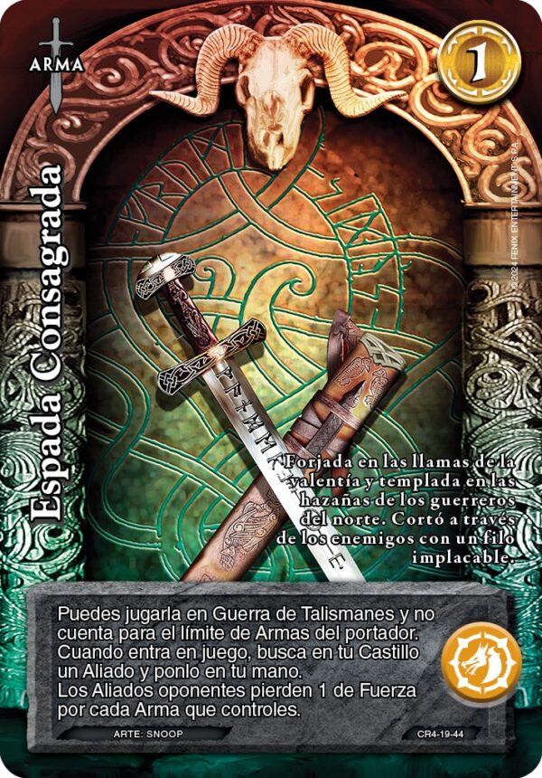 ESPADA CONSAGRADA