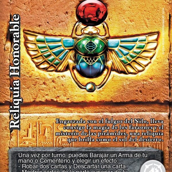 RELIQUIA HONORABLE