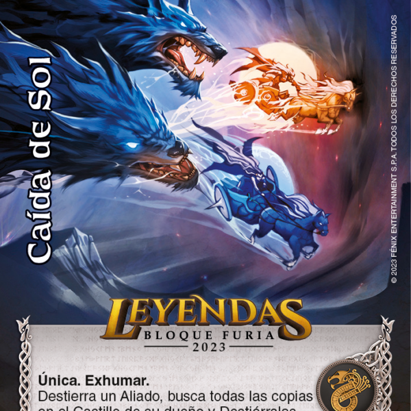 Caída de Sol Leyendas Bloque Furia