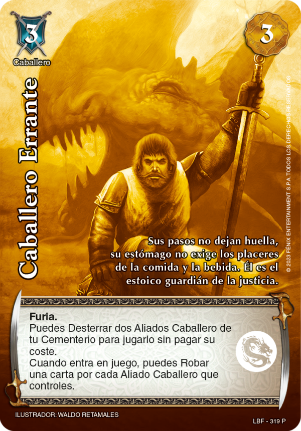 Caballero Errante Dorado