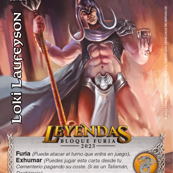 Loki Laufeyson Leyendas Bloque Furia
