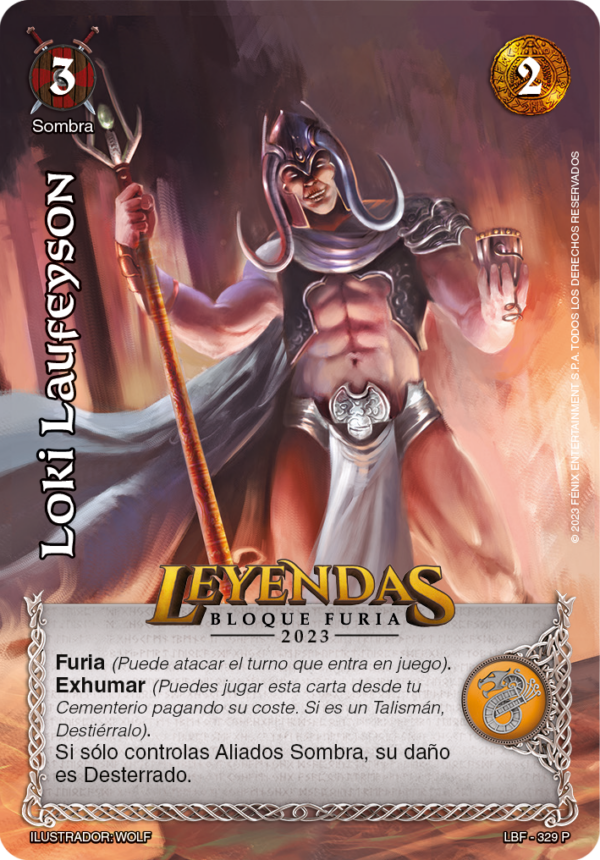 Loki Laufeyson Leyendas Bloque Furia
