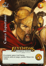 Casco Espartano Leyendas Bloque Furia