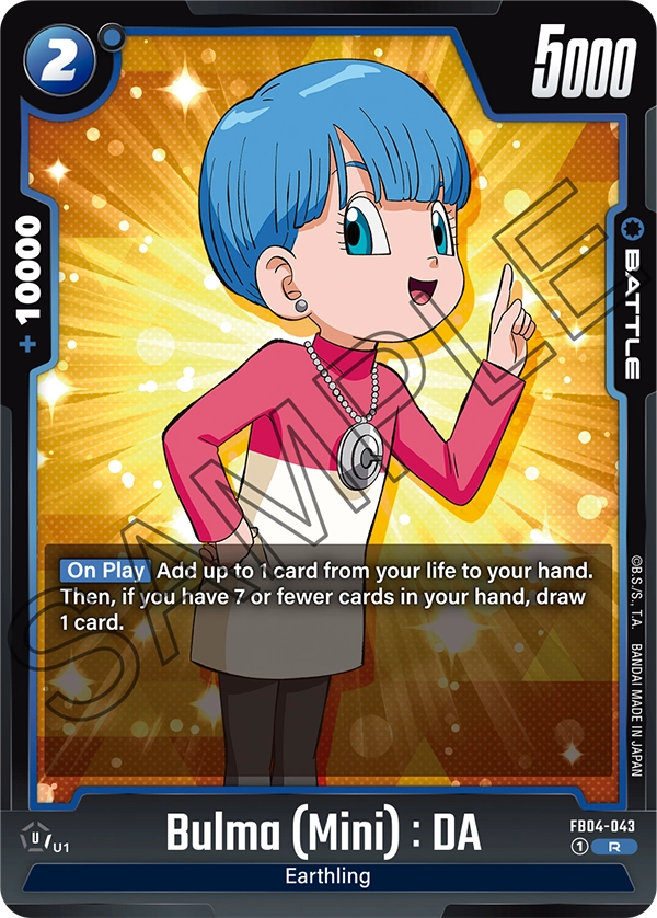 Bulma (Mini) : Da FB04-043