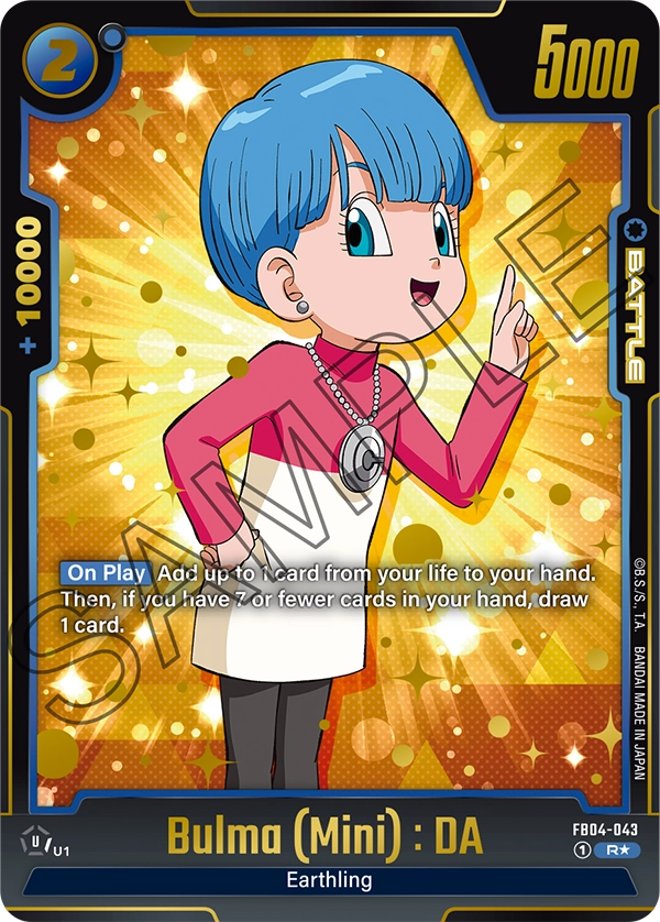 Bulma (Mini) : Da AA FB04-043