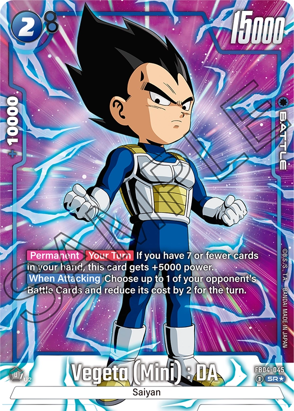 Vegeta (Mini) : Da SR AA FB04-045