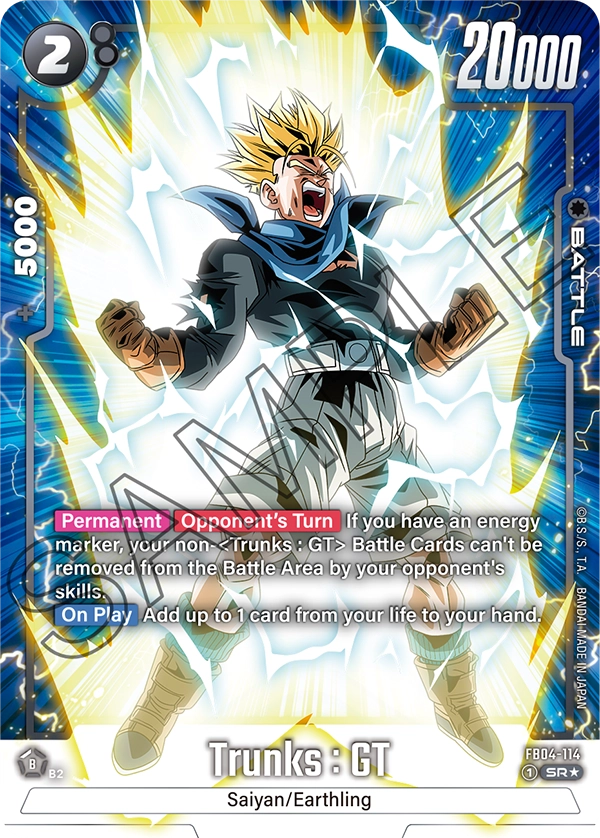 Trunks : GT SR AA FB04-114