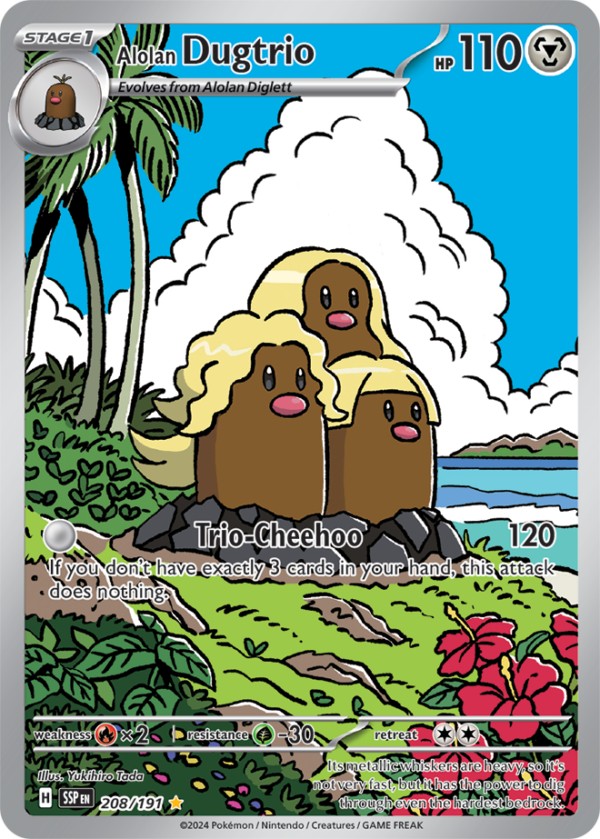 Alolan Dugtrio 208/191 ESPAÑOL