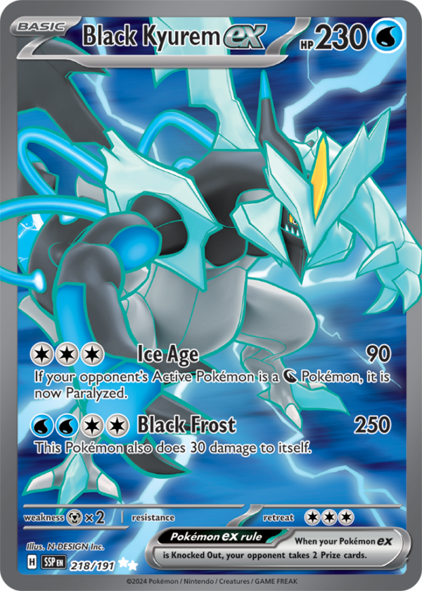 Kyurem Negro Ex 218/191 ESPAÑOL