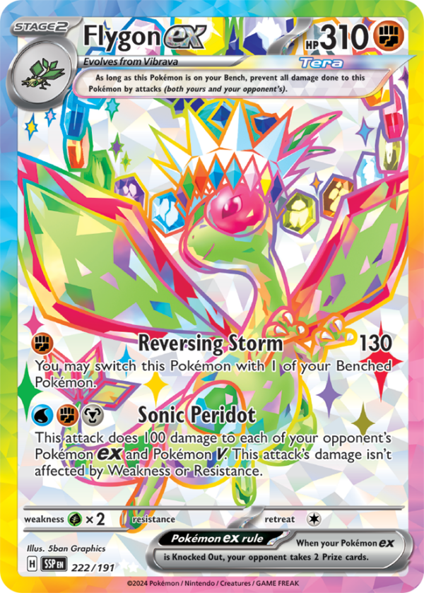 Flygon Ex 222/191 ESPAÑOL