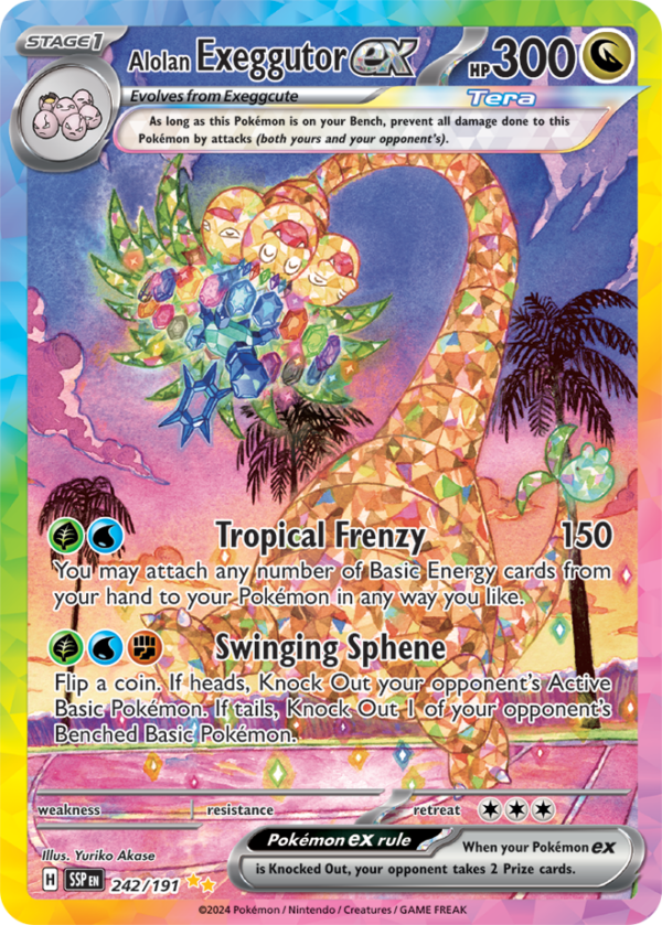 Exeggutor de Alola EX 242/191 ESPAÑOL