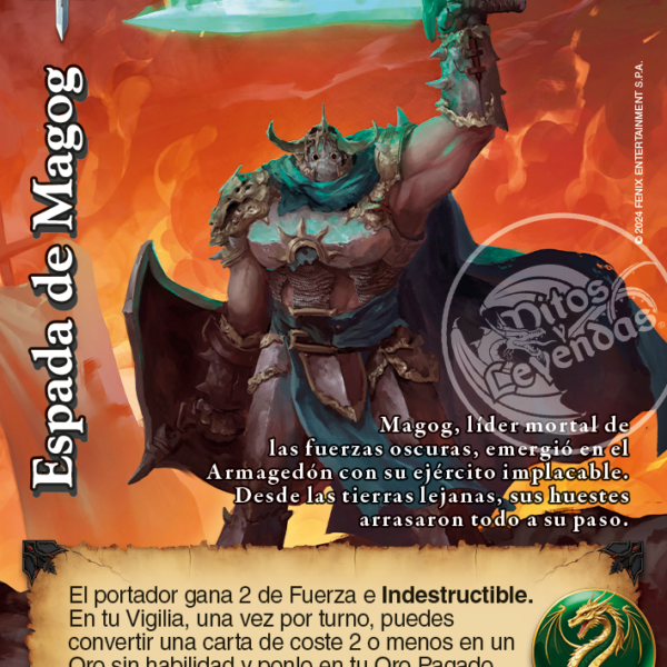 Espada Magog Promo