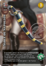 SABLE DE NAPOLEON