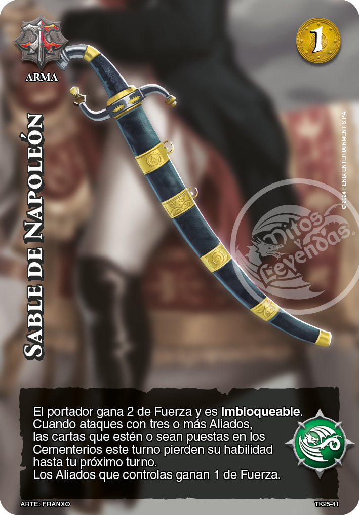 SABLE DE NAPOLEON