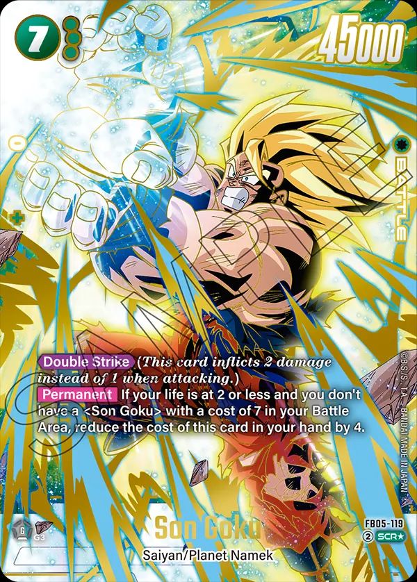 Son Goku SCR AA * FB05 -119