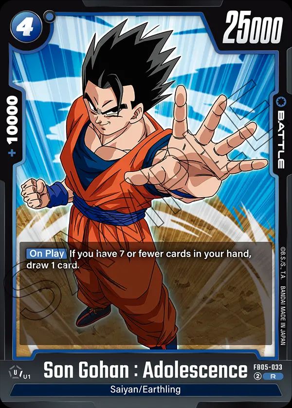 Son Gohan : Adolecente FB05 -033
