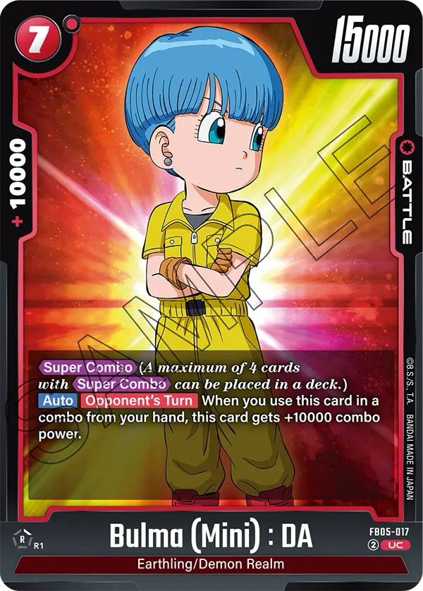 Bulma (Mini) : DA FB05 -017