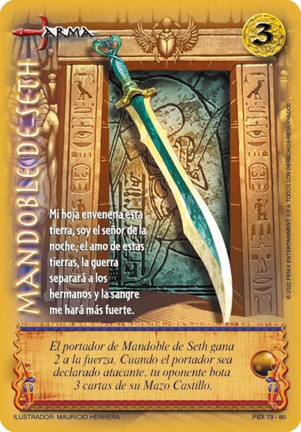 Mandoble De Seth