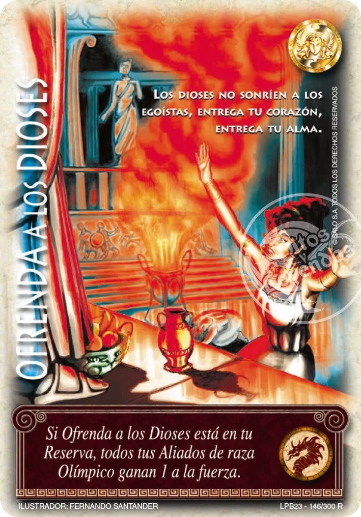Ofrenda a los Dioses