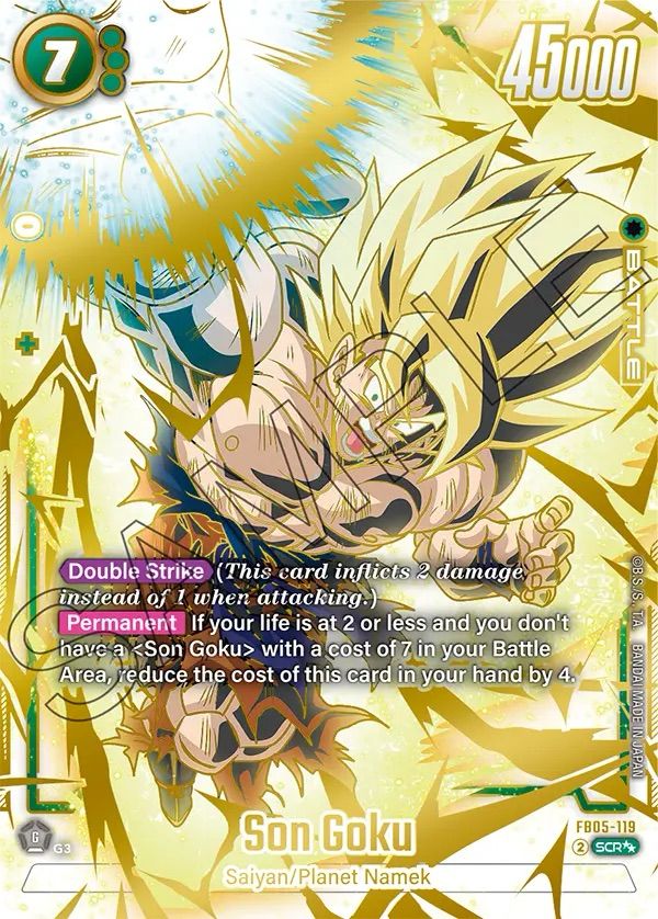 Son Goku SCR AA ** FB05 -119