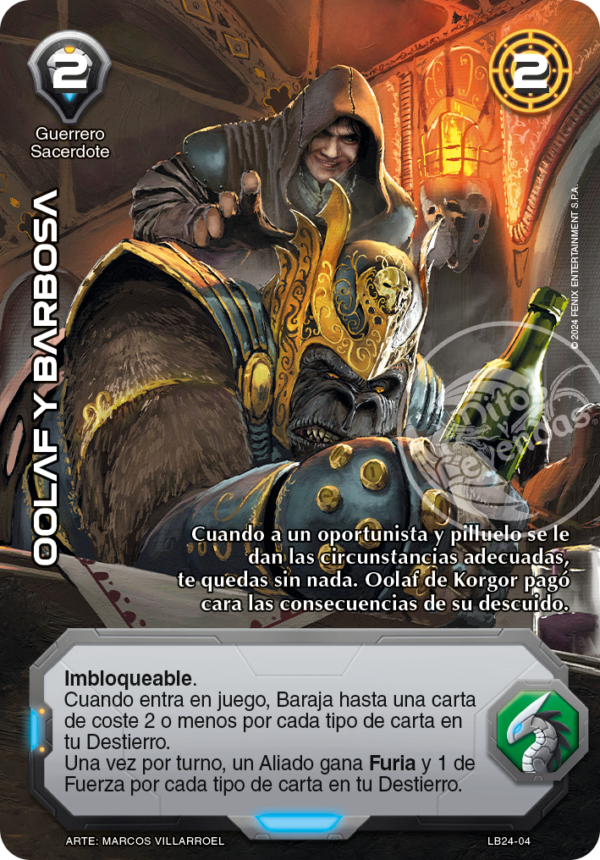 OOLAF Y BARBOSA