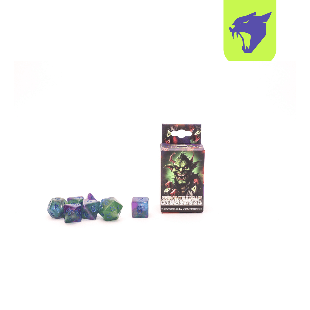 Set 7 Dados Zero Mulligan