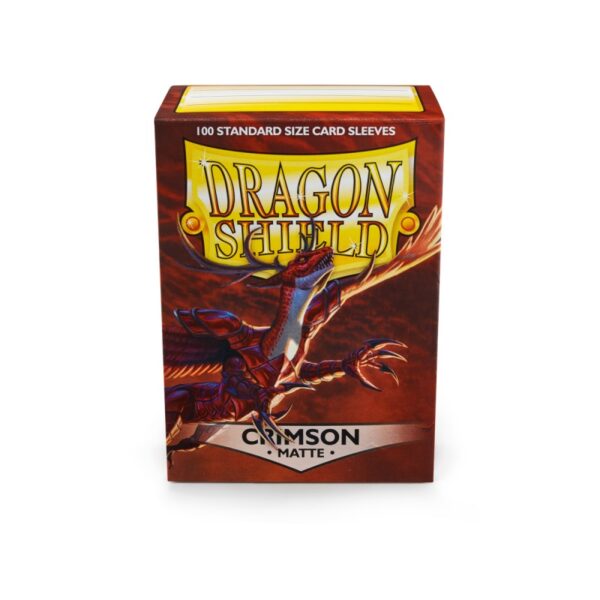 Dragon Shield - Sleeves Standard Size Matte Crimson