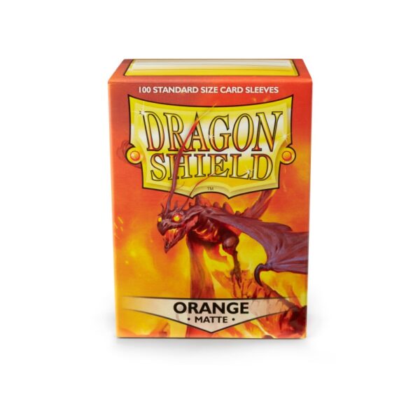 Dragon Shield - Sleeves Standard Size Matte Orange