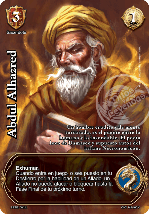 ABDUL ALHAZRED - Vasalla Foil