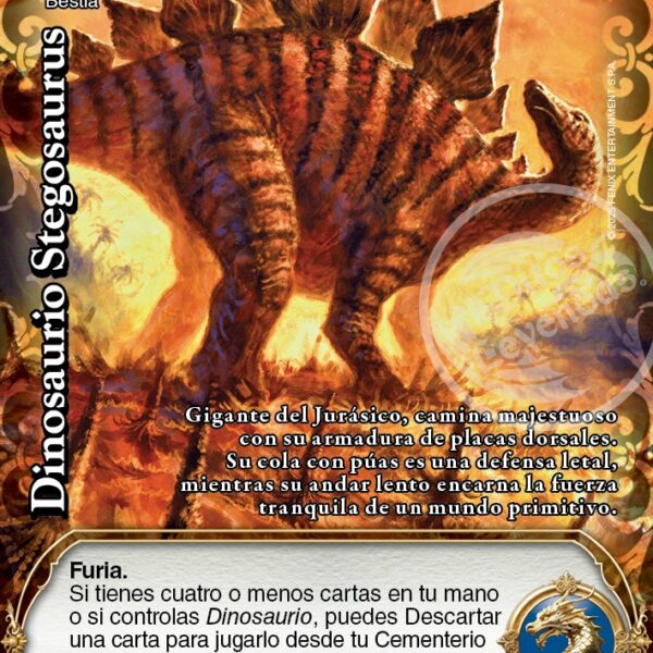DINOSAURIO STEGROSAURUS