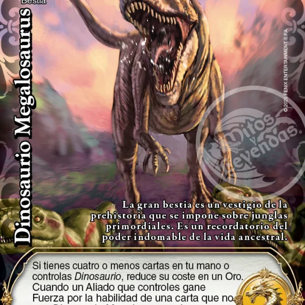 DINOSAURIO MEGALOSAURUS - REAL