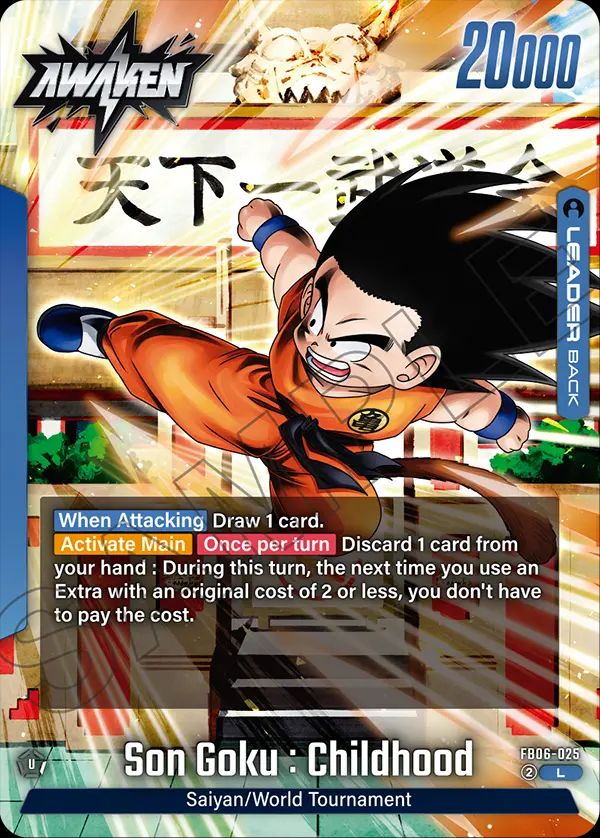 Son Goku : Childhood Lider FB06 - 025