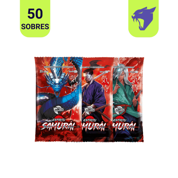 Pack 50 Sobres Espíritu Samurái